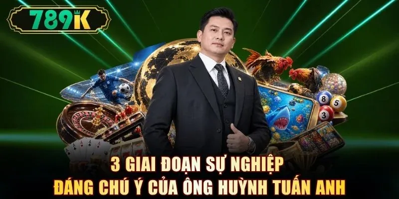 3 giai đoạn sự nghiệp đáng chú ý của ông Huỳnh Tuấn Anh